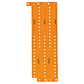 Amscan Plastic Waterproof Wristbands, 1" x 10", Solid Orange, Pack Of 250 Wristbands 1 thumbnail image