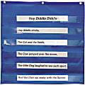 Pacon® Mini Pocket Chart, 28" x 28", Blue 1 thumbnail image