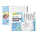 Pacon GoWrite! Dry-Erase Learning Whiteboards, 8 1/4" x 11", White, Pack Of 5