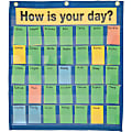Pacon Behavioral Pocket Chart - 18.5" x 9.5" - 1 Chart - 35 Pockets - 180 Color-Coded Cards 1 thumbnail image