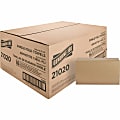 Genuine Joe Single-Fold 1-Ply Paper Towels, Natural, Pack Of 4000 Sheets 1 thumbnail image