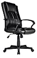 Brenton Studio® Bonded Leather Executive High-Back Chair, Black 1 thumbnail image