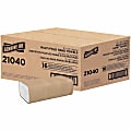 Genuine Joe Multi-Fold 1-Ply Paper Towels, Natural, Pack Of 4000 Sheets 1 thumbnail image