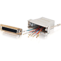 C2G 10-pin RJ45 to DB25 Female Modular Adapter 1 thumbnail image