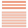 Carson Dellosa Education Straight Borders, Schoolgirl Style Simply Stylish Coral & White Stripes, 36' Per Pack, Set Of 6 Packs