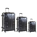 ful Laguna 3-Piece Spinner Suitcase Luggage Set, Black