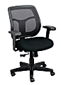 WorkPro® Apollo MT9400 Ergonomic Low-Back Task Chair With Antimicrobial Vinyl, Black 1 thumbnail image