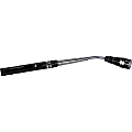QVS 3-LED Extendable Magnetic Flash Light with Flexible Neck - LR44 - Black