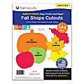 FreshCut Crafts Punch Out Paper Cutouts, Fall Shapes, Leaves, Pumpkins & Apples, 144 Pieces 1 thumbnail image