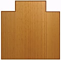 Anji Mountain Bamboo Tri-Fold Plush Chair Mat, 47" x 51", 1/2" Thick, Natural 1 thumbnail image