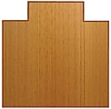 Anji Mountain Bamboo Tri-Fold Plush Chair Mat, 47" x 51", 1/2" Thick, Natural 1 thumbnail image