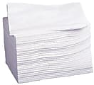 Medline Deluxe Dry Disposable Washcloths, 10" x 13", White, Pack Of 50 Washcloths, Case Of 10 Packs
