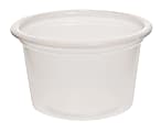 Dart Polystyrene Portion Cups, 3.25 Oz, Translucent, 250 Cups Per Bag, Case Of 10 Bags 1 thumbnail image