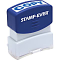 Stamp-Ever Pre-inked Blue Copy Stamp - Message Stamp - "COPY" - 0.56" Impression Width x 1.69" Impression Length - 50000 Impression(s) - Blue - 1 Each