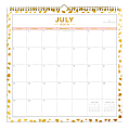 Day Designer For Blue Sky™ Monthly Wall Calendar, 12" x 12", Gold Spotty, July 2018 to June 2019
