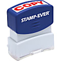 Stamp-Ever Pre-inked Red Copy Stamp - Message Stamp - "COPY" - 0.56" Impression Width x 1.69" Impression Length - 50000 Impression(s) - Red - 1 Each