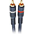 Steren Python Home Theater Cables - Audio cable - RCA male to RCA male - 6 ft - shielded - blue 1 thumbnail image