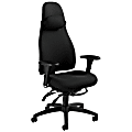 Global® Obusforme High-Back Multi-Tilter Executive Chair, 53 1/2"H x 23 1/2"W x 23"D, Asphalt 1 thumbnail image
