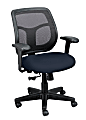 WorkPro® Apollo MT9400 Ergonomic Low-Back Task Chair With Antimicrobial Vinyl, Navy/Black