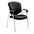 Global® Supra Armchair, Black 1 thumbnail image