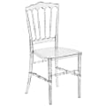 Flash Furniture Napoleon Stacking Chairs, Crystal Ice, Set Of 2 Chairs 1 thumbnail image