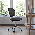Flash Furniture Mesh Mid-Back Swivel Task Chair, Gray/Silver 1 thumbnail image
