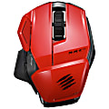 Mad Catz Office R.A.T. M Wireless Mobile Mouse for PC, Mac, And Android, Black/Red