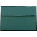 JAM Paper® Booklet Invitation Envelopes, A9, Gummed Seal, Teal, Pack Of 25