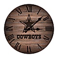 Imperial NFL Rustic Wall Clock, 16”, Dallas Cowboys