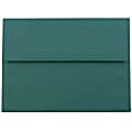 JAM Paper® Booklet Invitation Envelopes, A6, Gummed Seal, Teal, Pack Of 25