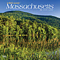 Brown Trout Monthly Regional Wall Calendar, 24" x 12", Wild & Scenic Massachusetts, January to December 2022, 9781975439125 1 thumbnail image