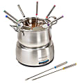 Nostalgia Electrics HomeCraft 8-Cup Electric Fondue Set, Stainless Steel