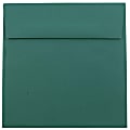 JAM Paper® Color Square Invitation Envelopes, 8 1/2" x 8 1/2", Gummed Seal, Teal, Pack Of 25 1 thumbnail image