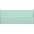 JAM PAPER #10 Business Premium Envelopes, 4 1/8" x 9 1/2", Aqua Blue, Pack Of 25 1 thumbnail image