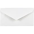 JAM Paper® Booklet Envelopes, #7 3/4 Monarch, Commercial Flap, Gummed Seal, White, Pack Of 25