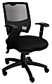 BBF Advance Manager's Chair, 41 1/2"H x 24 3/8"W x 25"D, Black, Standard Delivery Service