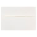 JAM Paper® Booklet Invitation Envelopes, A8, Gummed Seal, White, Pack Of 25