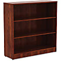 Lorell® 36"H 3-Shelf Bookcase, Cherry 1 thumbnail image