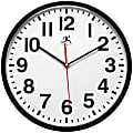 Infinity Instruments ITC Pure Wall Clock, 13", Black 1 thumbnail image