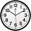 Infinity Instruments ITC Pure Wall Clock, 13", Black 1 thumbnail image