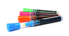 Sharpie Wet Erase Chalk Markers Medium Point Opaque Barrel Assorted Ink  Colors Pack Of 3 Markers - Office Depot