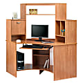Realspace® Magellan Collection Corner Workstation, Honey Maple 1 thumbnail image