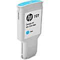 HP 727 High-Yield Cyan Ink Cartridge, F9J76A