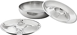 Vollrath Artisan PB0052A Stainless Steel Party Bowl Set, Silver