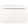 JAM Paper® Booklet Envelopes, 7 1/2" x 10 1/2", Gummed Seal, White, Pack Of 25 1 thumbnail image