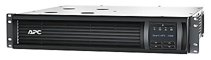 APC® Smart-UPS 6-Outlet Rack-Mount Uninterruptible Power Supply, 1,440VA/1,000 Watts, SMT1500RM2UC