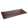 Lorell® Quadro Sit-To-Stand Laminate Table Top, 48"W x 24"D, Mahogany