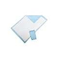 Medline Disposable Extra-Fluff Underpads, 30" x 30", Blue, Case of 90, 10-9 packs 1 thumbnail image