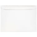 JAM Paper® Booklet Envelopes, 9" x 12", Gummed Seal, White, Pack Of 25
