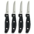 Oster Granger 4-Piece Stainless-Steel Steak Knife Set, 4-1/2", Black 1 thumbnail image